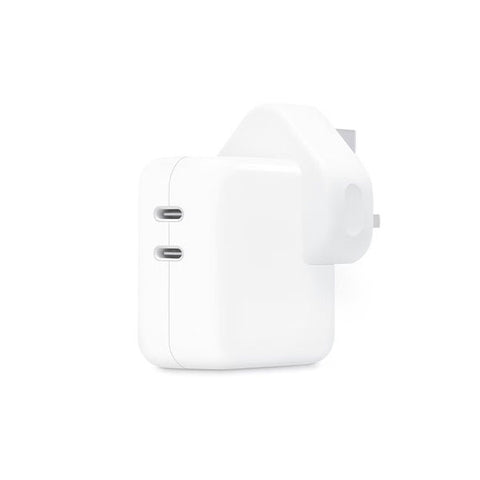 Iphone 35w Uk 3 Pin Dual Type C Fast Charging Pd Adapter