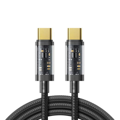 Joyroom S-cc100a12 Type-c To Type-c 100w Data Cable 1.2m Black