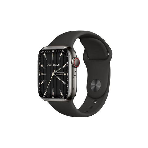 Watch 9 Max Series 9 Smartwatch (2.19 Inch Ips) 22mm Strap With Laxasfit App Black
