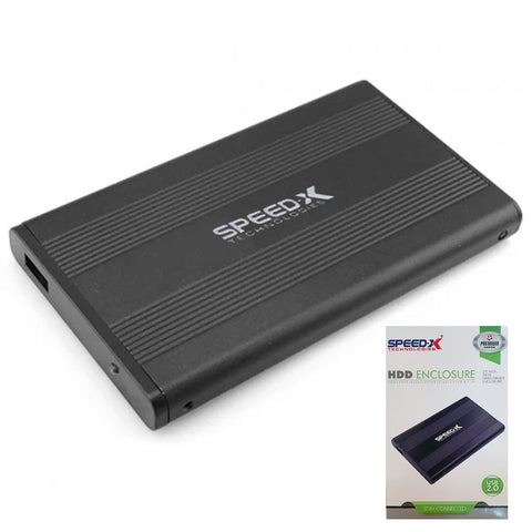 New SPEED-X Hard Disk Hdd 2.5 Inch Case 2.0 Metal BodyNew SPEED-X Hard Disk Hdd 2.5 Inch Case 2.0 Metal Body