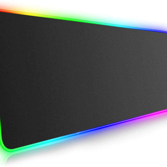 Rgb Gaming Mouse Pad Large (800×300×4mm) Led Mousepad With Non-Slip Rubber Base Soft Pad