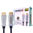 SPEED-X 40M FIBER HDMI CABLE 2.0/2.1 AOC(ACTIVE OPTICAL CABLE) 30AWG COPPER SUPPORT 4K 8K UHD