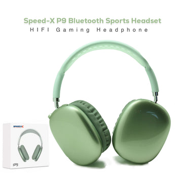 Speed-X Technologies P9 Bluetooth Headset Green+ Red+ Black