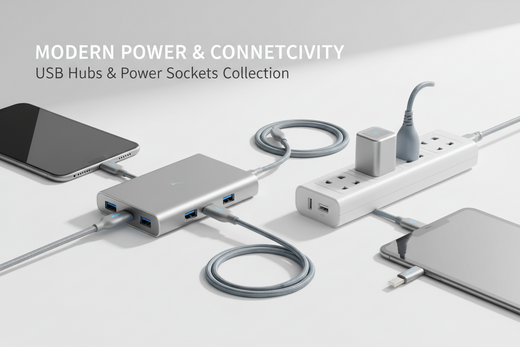 USB Hub and Power Socket