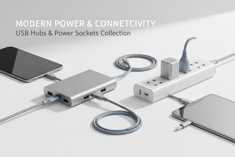 USB Hub and Power Socket