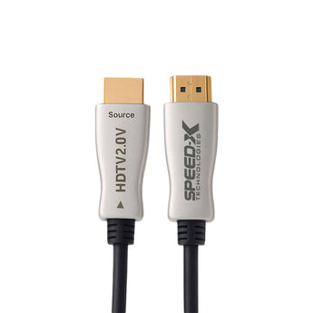 Speed-x 10m Fiber Hdmi Cable 2.0/2.1 Aoc(active Optical Cable) 30awg Copper Support 4k 8k Uhd (full Length)