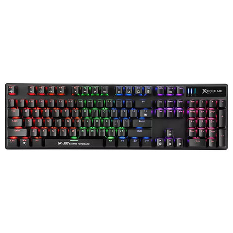 Xtrike Me GK-980 En Wired Mechanical 104-key Rainbow Backlighting Keyboard