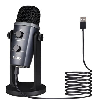 Jmary MC-PW10 Professional USB Microphone for pc and mobile For Podcasting With Noise Reduction