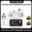 White New A9 Pro Apple Airpods Anc/enc Zhongkelqnxun Noise Reduction Touch Control Bluetooth 5.4 Wireless Earbuds