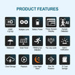 Speedx Ca-wc013 Solar Outdoor 8mp Dual Lens Camera Pan Tilt Pir Motion Detection With V380 Pro App