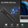 M2 Ssd Enclosure, Usb 3.1 Gen 2 (10 Gbps)