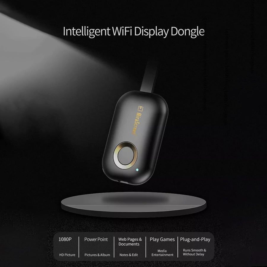 Mirascreen G9 Plus 2.4g 5g 1080p/4k Wireless Hdmi Wifi Dongle Mirror Screen Streamer Cast