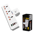 New 304puc Speed-x Premium Portable Power Strip 3socket+3usb+1type-c Port