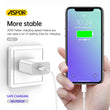 Aspor A801 New 20w Us Pin Usb-c Fast Charging Qc 3.0 White