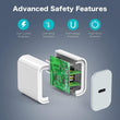 25w Iphone Usb-c Pd Power Adapter Charger 2 Pin (us Pin)