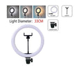 Mj33cm Rgb Led Studio Camera Ring Light Photography With Mobile Holder