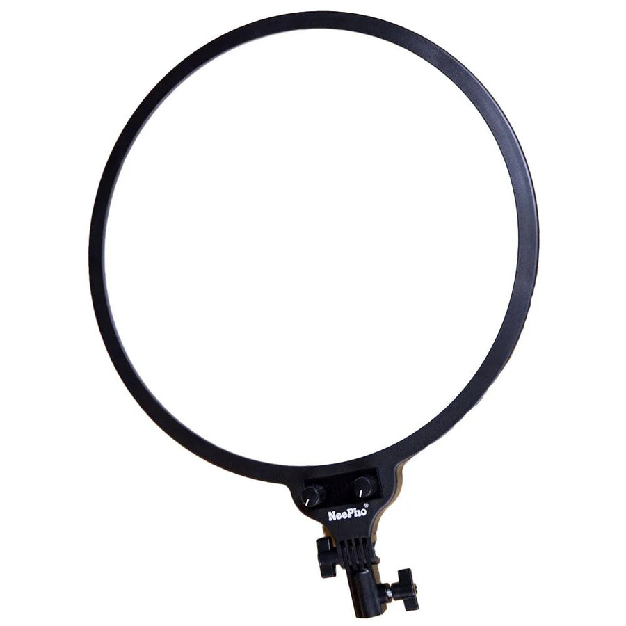 Neepho 33cm Led Soft Ring Light With 360 Rotating Pan Tilt