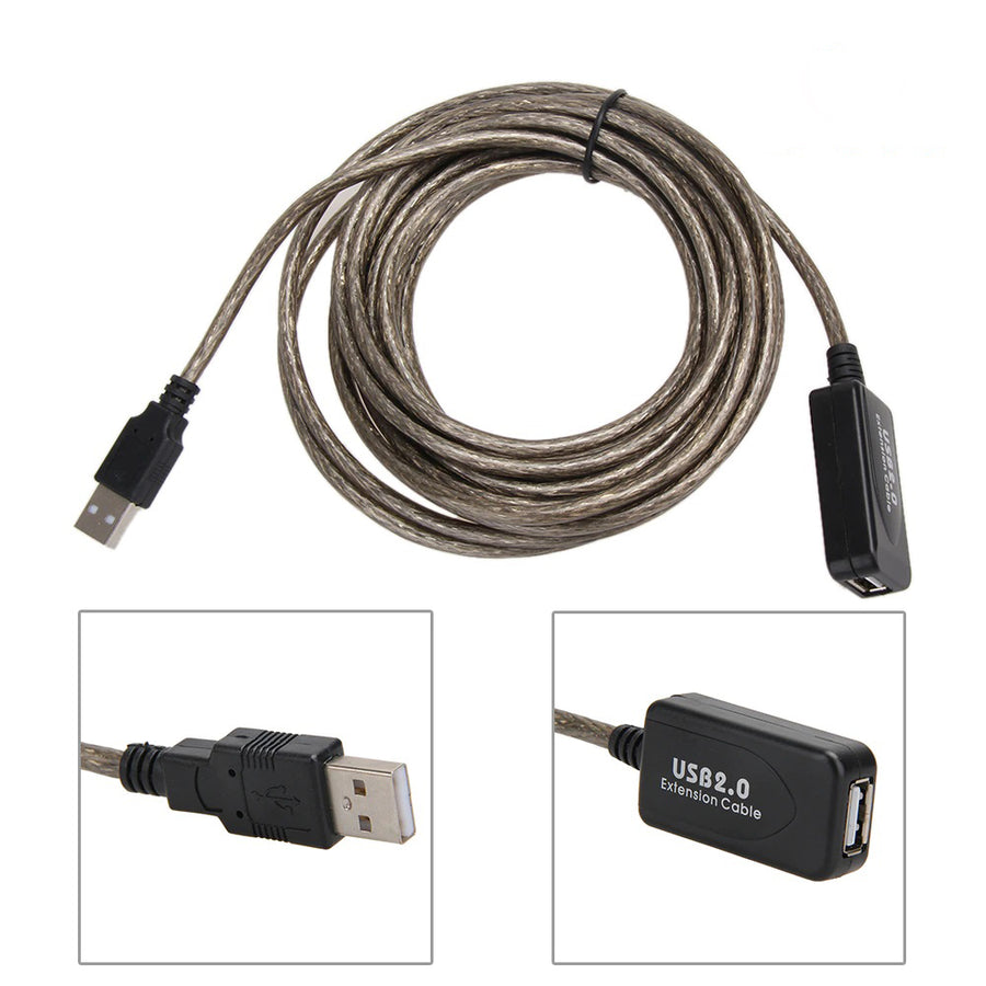 Usb Extension Male To Female 2.0 With Ic (imported Cable) 5m