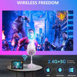 Ts-6 Yjmoye Portable Projector 2gb+16gb Android11.0 Smart Hd 4k Mini Projectors Gimbal Comes With Hidden Lift