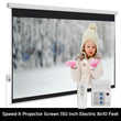 Projector Screen 150 Inch Electric Mortorised 8x10 Feet 4:3mw Speed-x