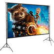 Projector Screen 150 Inch Tripod Potable Double Stand 8x10 Feet 4:3mw Speed-x