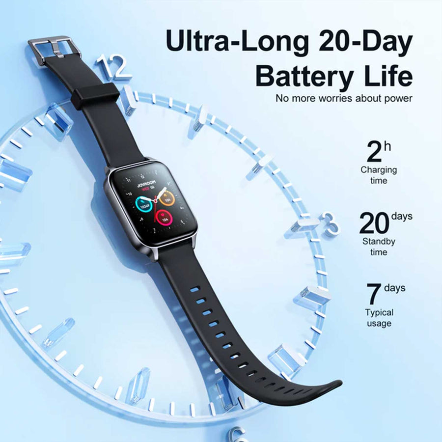 Joyroom-ft3 Pro Fit-life Series Smart Watch (answer/make Call)-dark With Smart-time Pro App Gray
