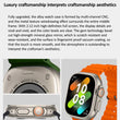 Hk8 Pro Max 2.12 Inch Amoled Screen Smart Watch Ultra 49mm Men Series 8 Nfc Wireless Charging Sports Watch With Wear Fit Pro App (orange)