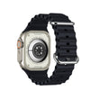 V200 New Fashion Ultra 2.2 Large Screen Ip68 Waterproof Sport Smart Watch With Wearfit Pro App Black