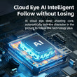 A101 Gimbal Extendable Auto Face Tracking Ai Intelligent Wireless Remote With Fill Light