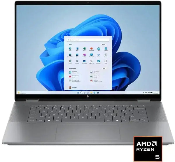 HP OmniBook X Flip 16 BE0005 2-in-1 Laptop – Ryzen 5, 8GB DDR5, 512GB SSD, 16" WUXGA Touchscreen