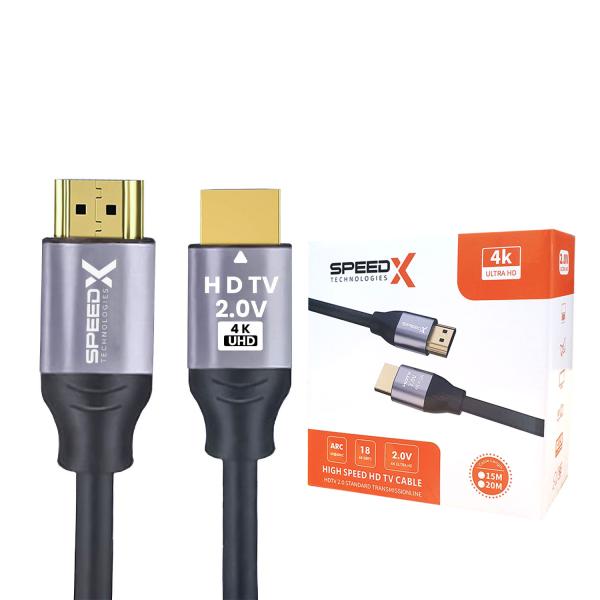 Speed-x 2.0v Hdmi Premium Cable Ultra Hd 4k 15m (full Length)