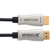 Speed-x 100m Fiber Hdmi Cable 2.0/2.1 Aoc(active Optical Cable) 30awg Copper Support 4k 8k Uhd (full Length)