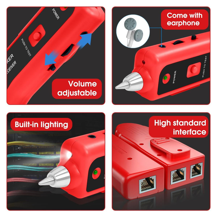868 Network Lan Phone Tester Wire Tracker Usb Coaxial Cable Tester