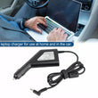 65w Hp Laptop Car Charger 4.5x3.0mm 19.5v 3.33a Blue Pin With Usb Port