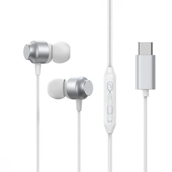Joyroom-ec06 Type-c Series In-ear Metal Wired Earbuds Black