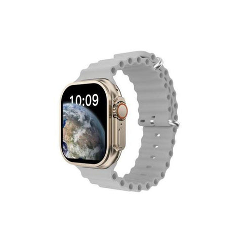 V200 New Fashion Ultra 2.2 Large Screen Ip68 Waterproof Sport Smart Watch With Wearfit Pro App Grey