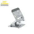 Aspor A703 360° Rotating Foldable Laptop Desktop Stand