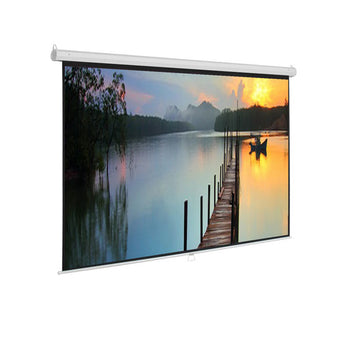 Projector Screen 150 Inch Manual 8x10 Feet 4:3mw Speed-x