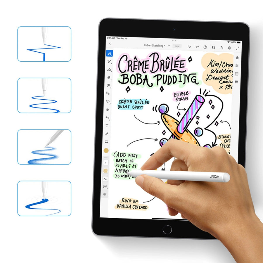 Joyroom Jr-x15 Fast Charge Active Capacitive Stylus Pen For Ipad Tablets