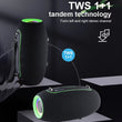 Kisonli K8 50w（30w*1+10w*2) Bt/usb/tf/aux/tws/rgb/eq Deep Bass Subwoofer Large Speaker