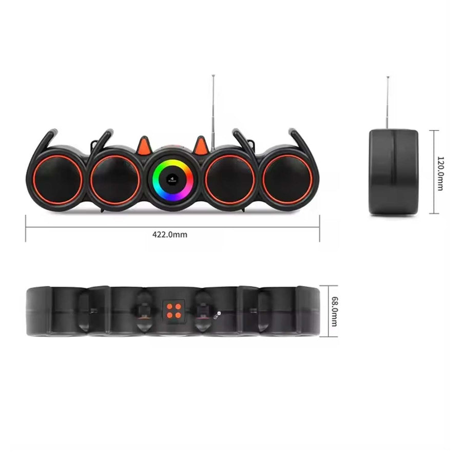 Kisonli Led-918 Soundbar Speaker Subwoofer Wireless Home Theater Bluetooth Soundbar