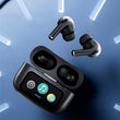 A9 Pro App Anc/enc Display Touch Control Bt 5.4 Wireless Earbuds With Zwsvibe App Black