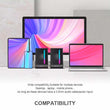 Kisonli X16 Mini Usb 2.0 Portable Speaker For Laptop Pc With Rgb Light