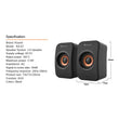 Kisonli Multimedia Usb Loudspeaker Ks-07