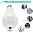Ip Wireless Panoramic Bulb Camera 1080p Hd 2mp With V380 Pro App