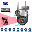 Speed-x (spz-702) 2 Camera Lens Wifi Outdoor 4mp Color Night Vision With V380 Pro App