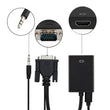 Speedx (sp-vh108) Vga To Hdmi 1080p Adapter With 3.5mm Audio Output Jack