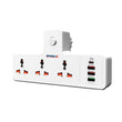 New 304puc Speed-x Premium Portable Power Strip 3socket+3usb+1type-c Port