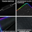 Rgb Gaming Mouse Pad Large (800×300×4mm) Led Mousepad With Non-slip Rubber Base Soft Pad