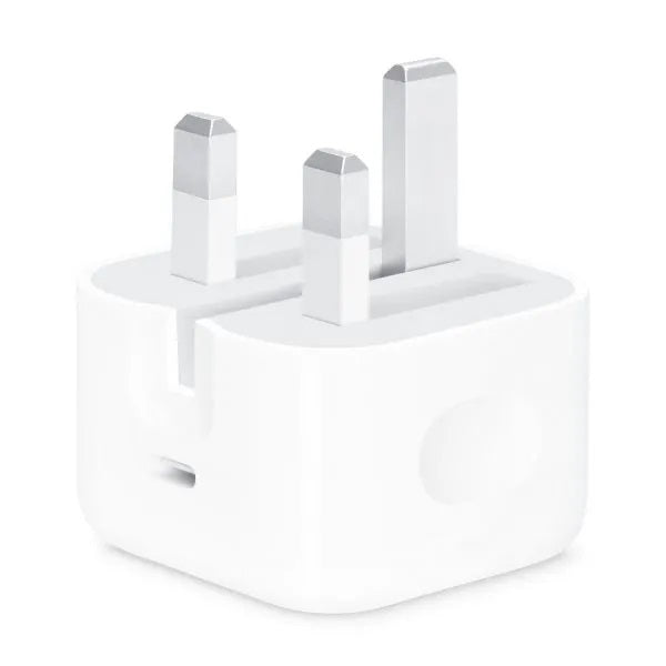 Iphone Usb-c Pd 20w Power Adapter Charger 3 Pin (uk Pin)